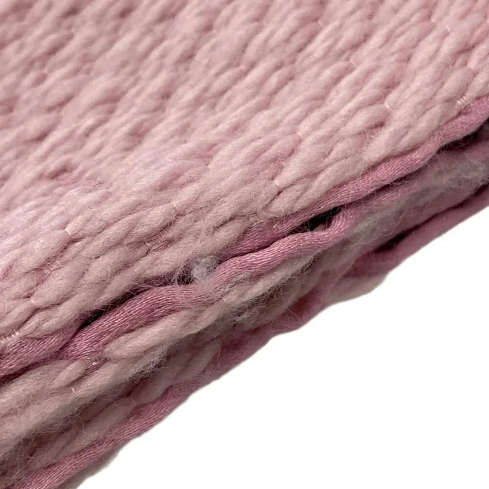 LOUIS VUITTON Echalp Logomania Pink Red Multi - Scarf Wool 413-051925 - Picture 3 of 5